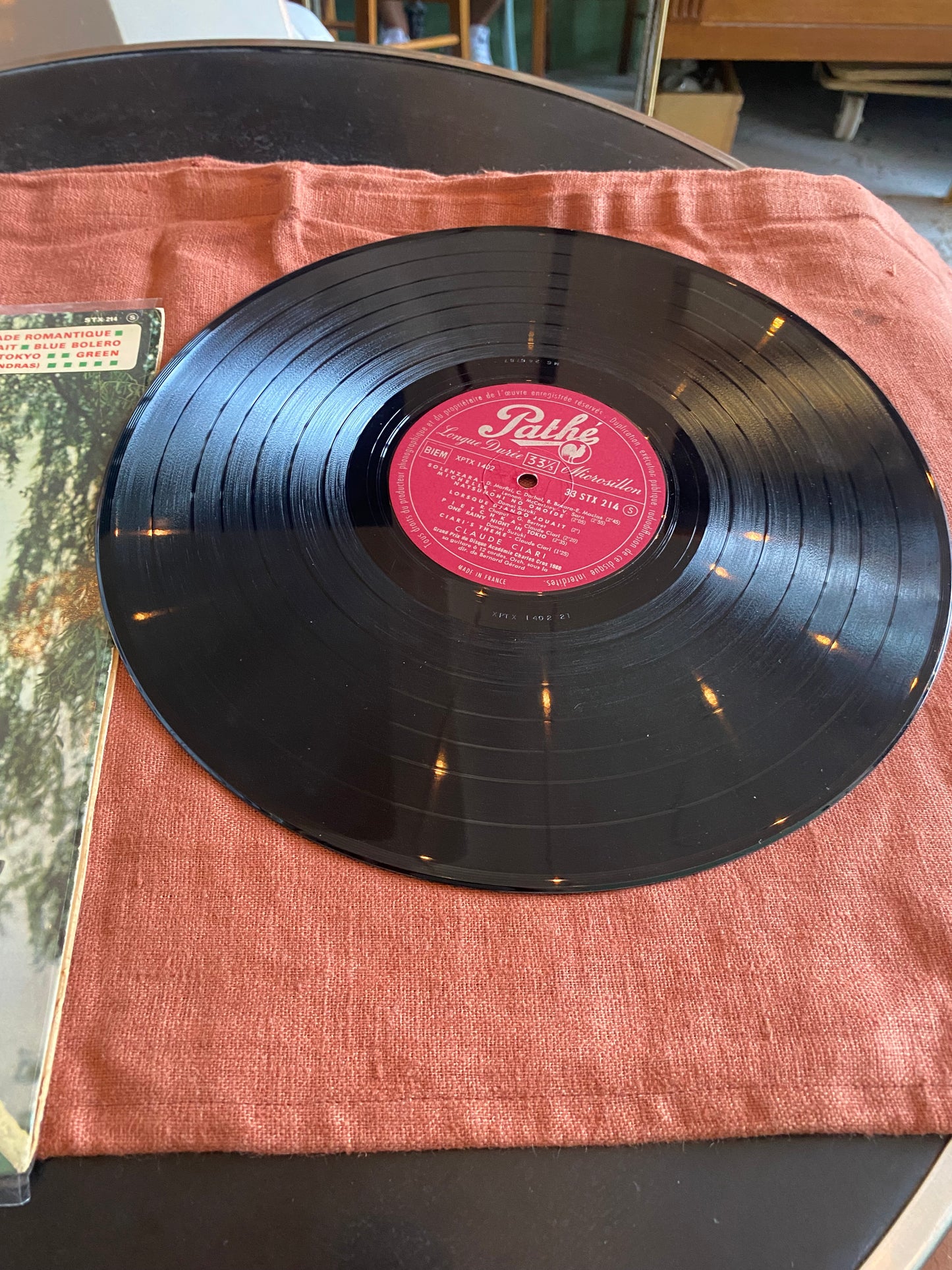 Claude Ciari – Sa Guitare à 12 Cordes (Pathé Marconi, STX 214) – LP 33 tours - vinyle -