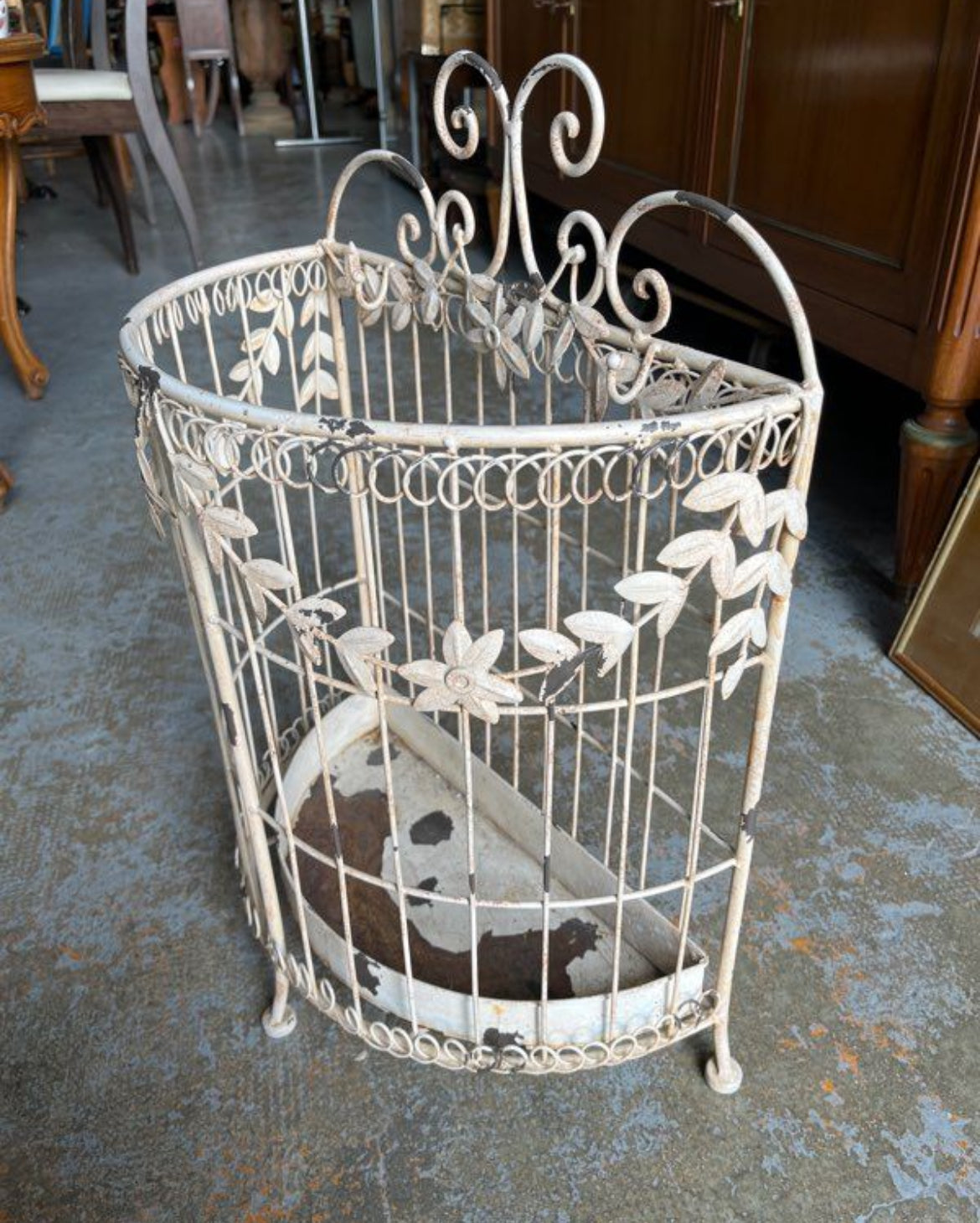 Porte parapluie en fer