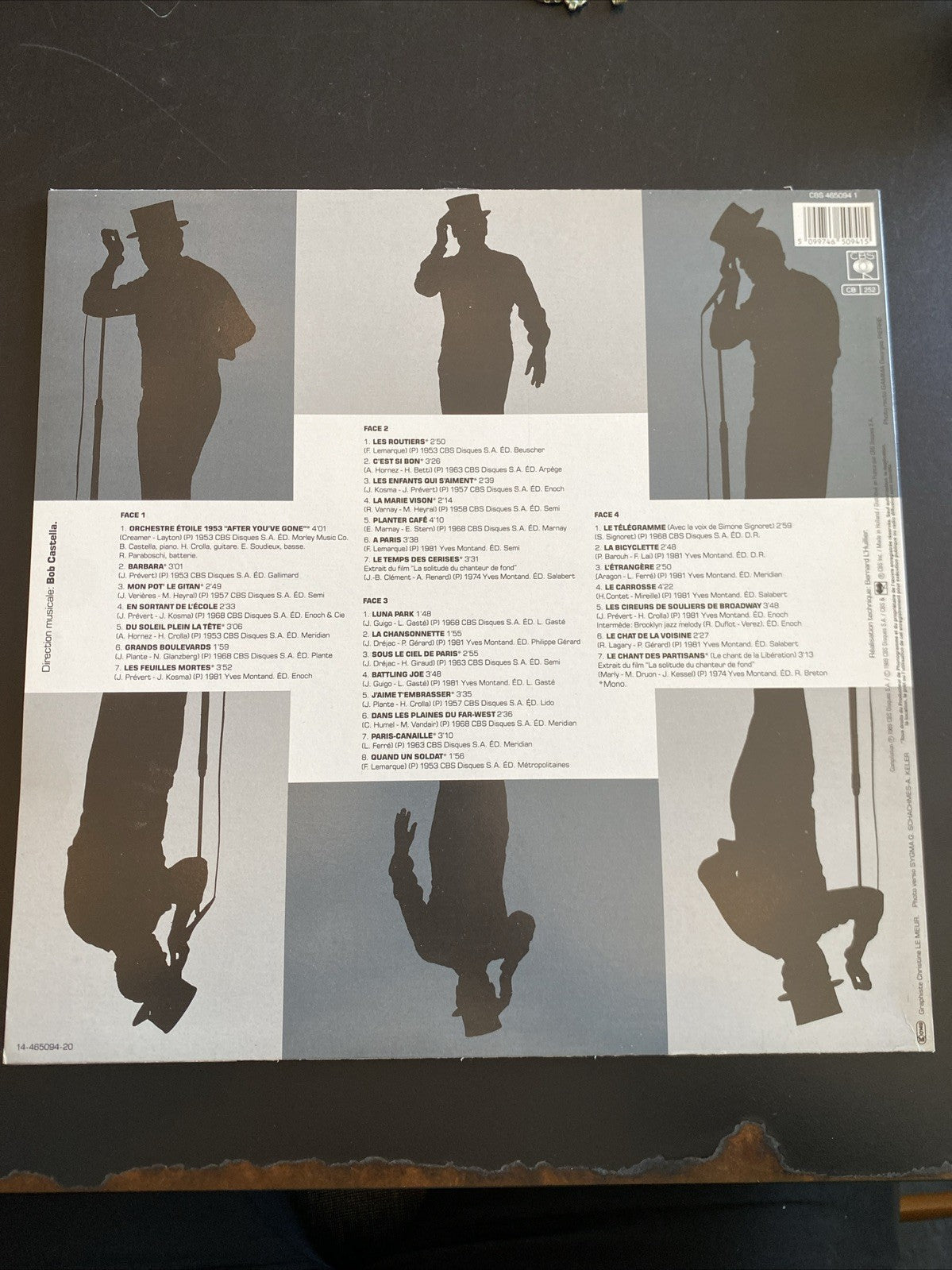 Vinyle 33T Montand Pub TV double album 29 titres RTL