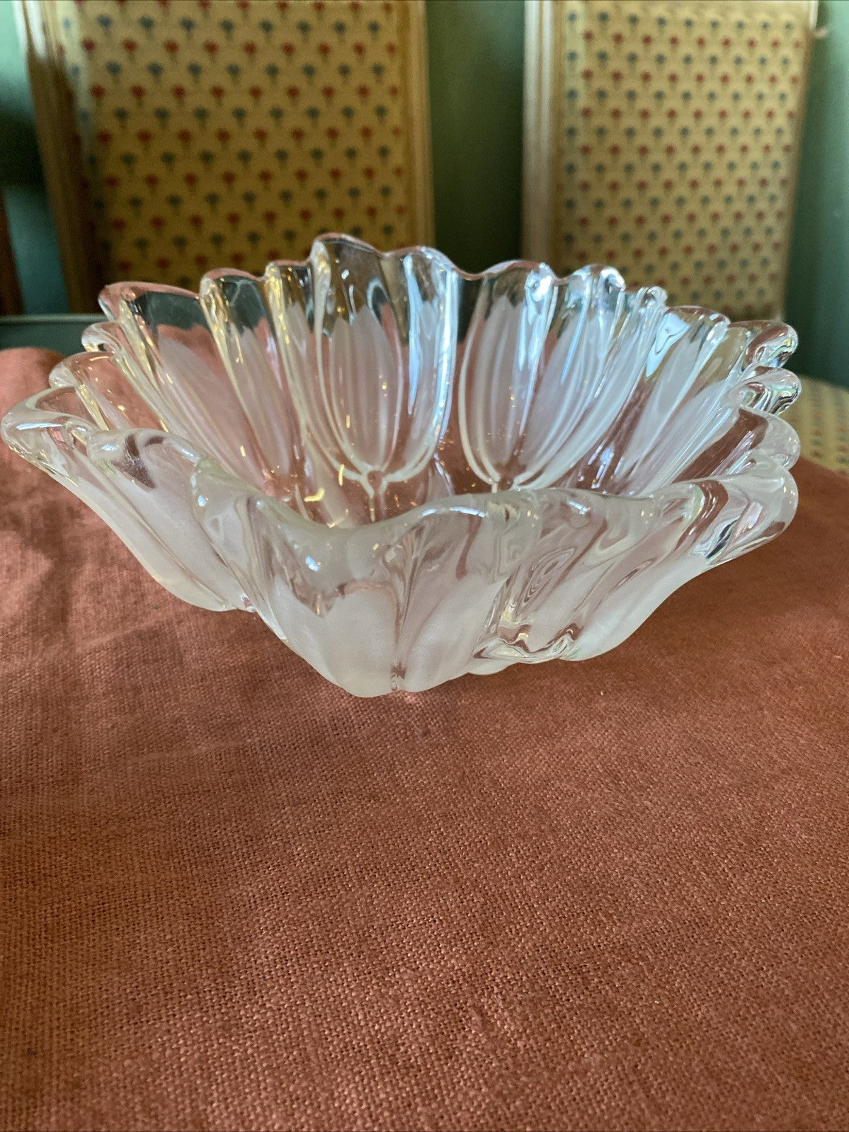 Coupe Tulipe En Cristal Givré