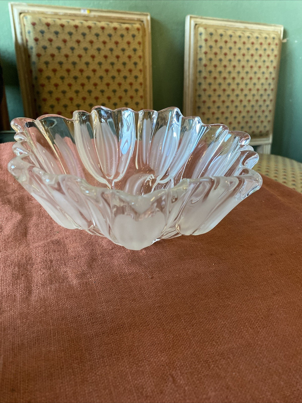 Coupe Tulipe En Cristal Givré