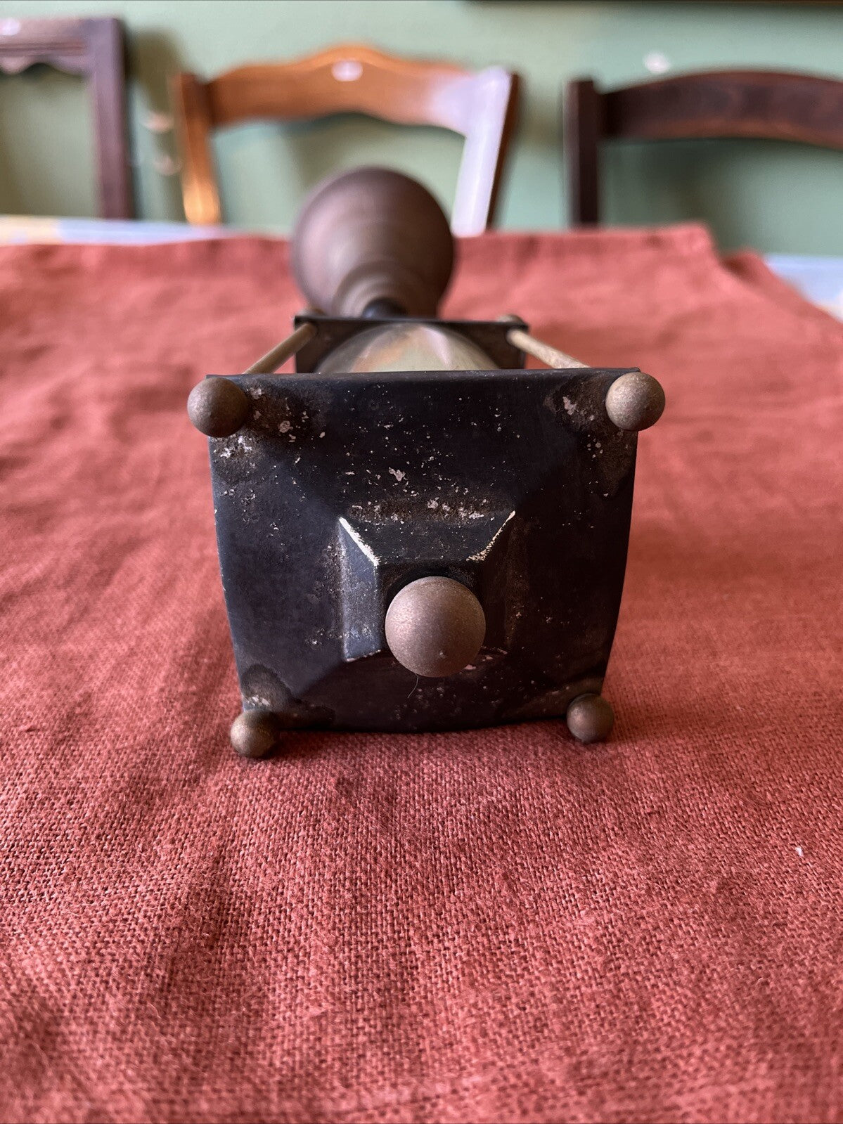 Ancien Thermomètre Forme De Lampadaire