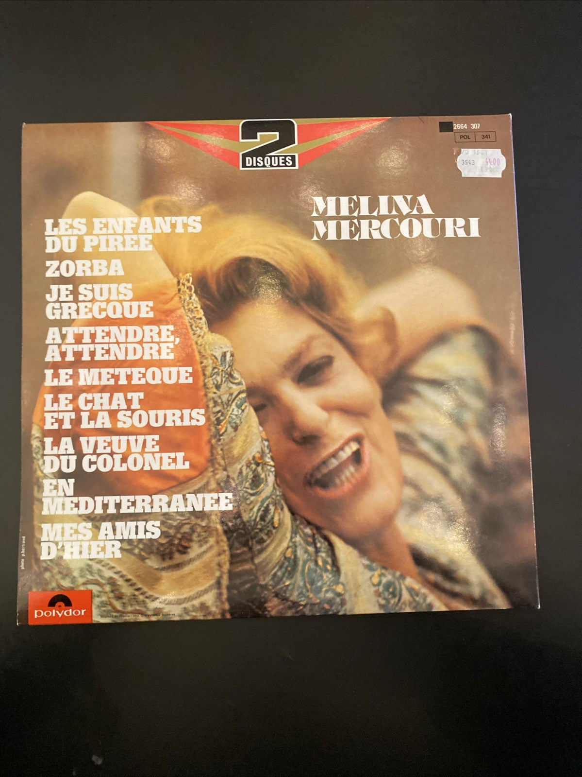 Vinyle Melina Mercouri – Les Enfants du Pirée (Polydor, 2 Disques)
