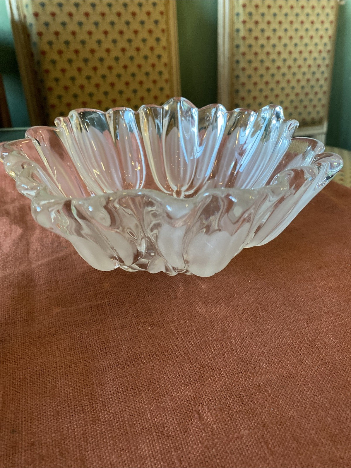 Coupe Tulipe En Cristal Givré