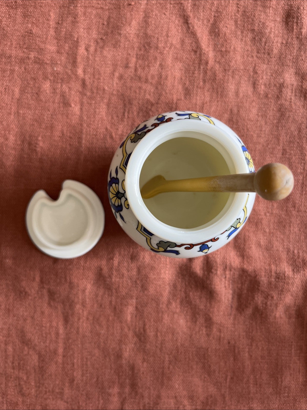 Ancien Pot A Moutarde Bocquet Yvetot 1735