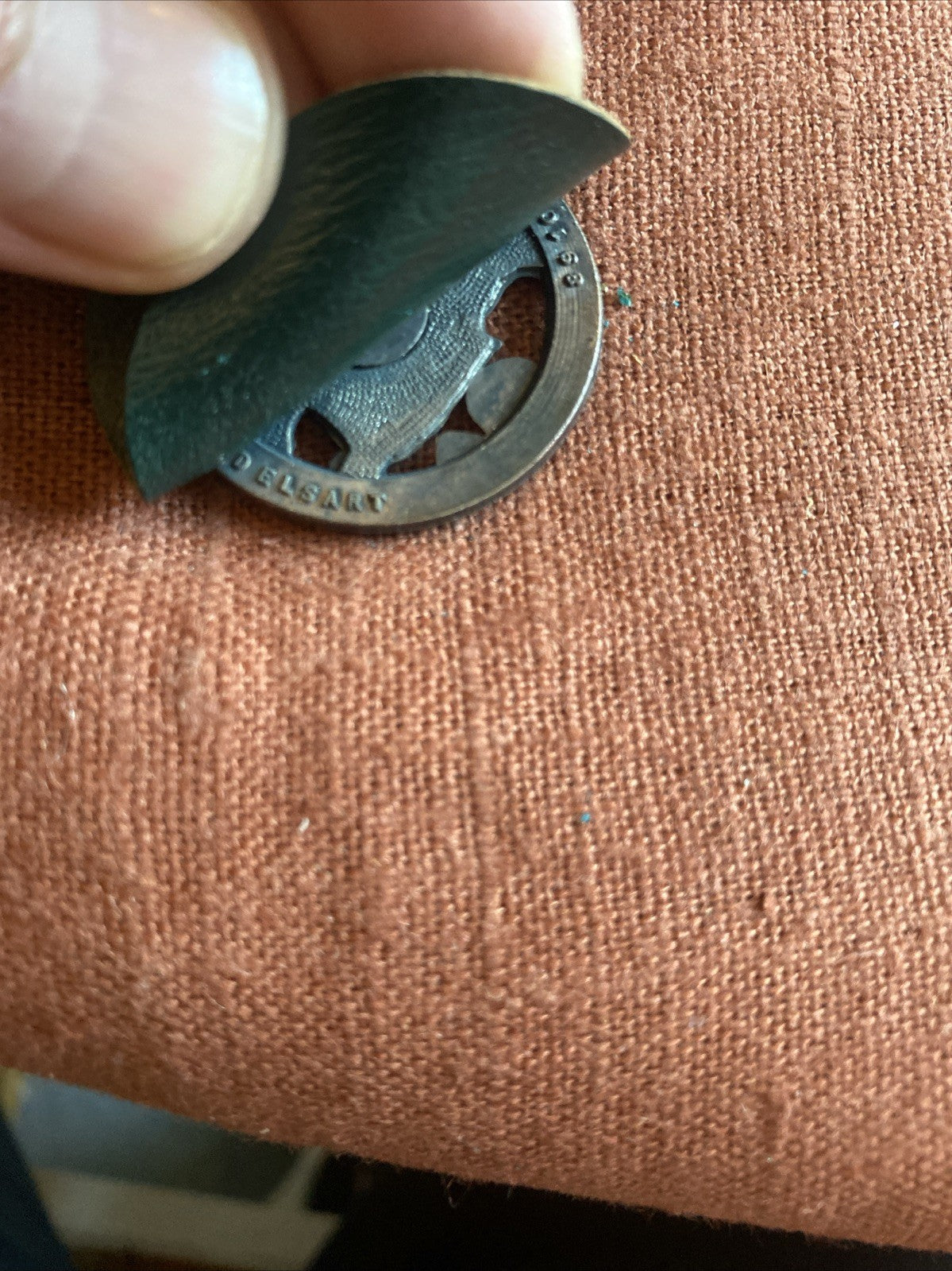 Insigne militaire sur cuir – 12ᵉ Régiment d’Artillerie