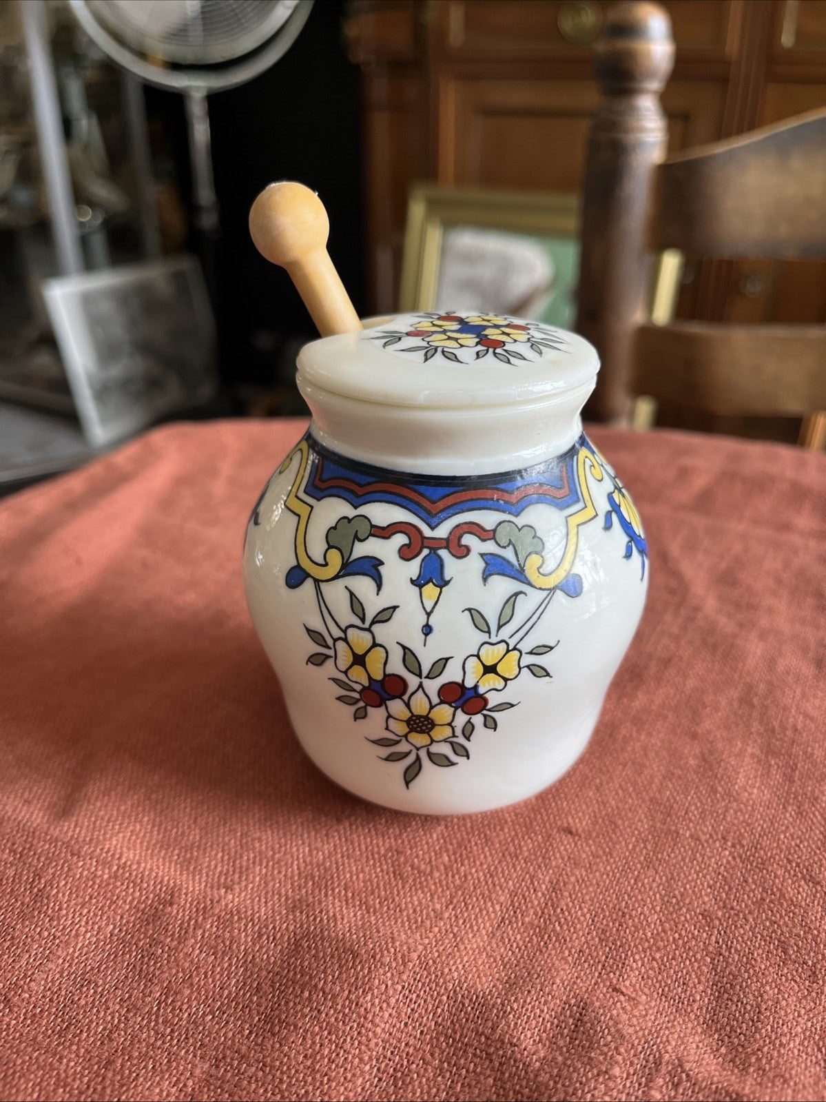 Ancien Pot A Moutarde Bocquet Yvetot 1735