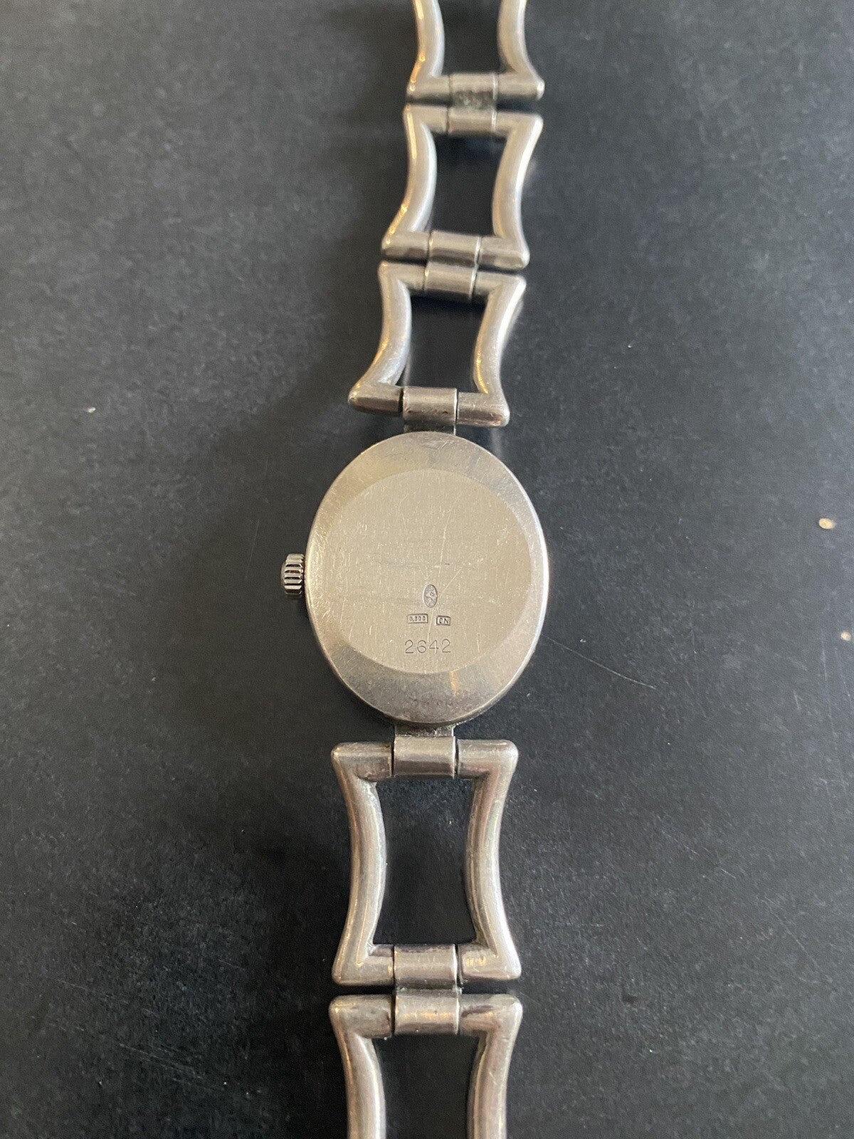 montre femme vintage Argent 800 Valgine Monobloc