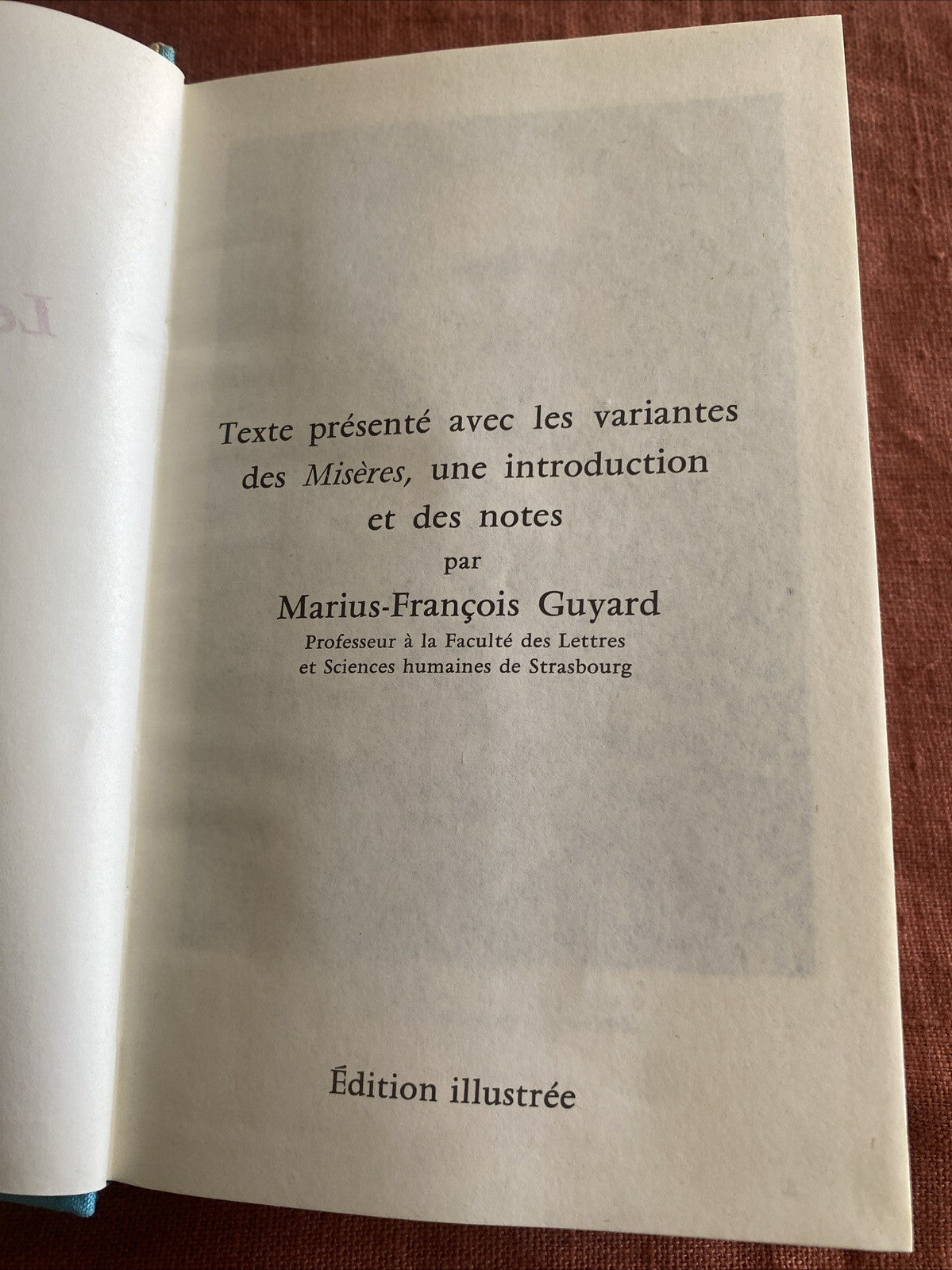Les misérables Victor Hugo 1963 - livre -
