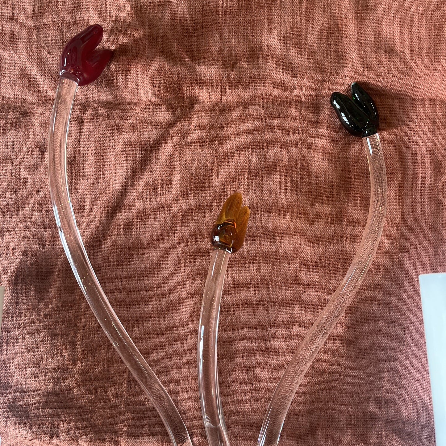 Applique Murale En Verre Tulipes Deux Branches