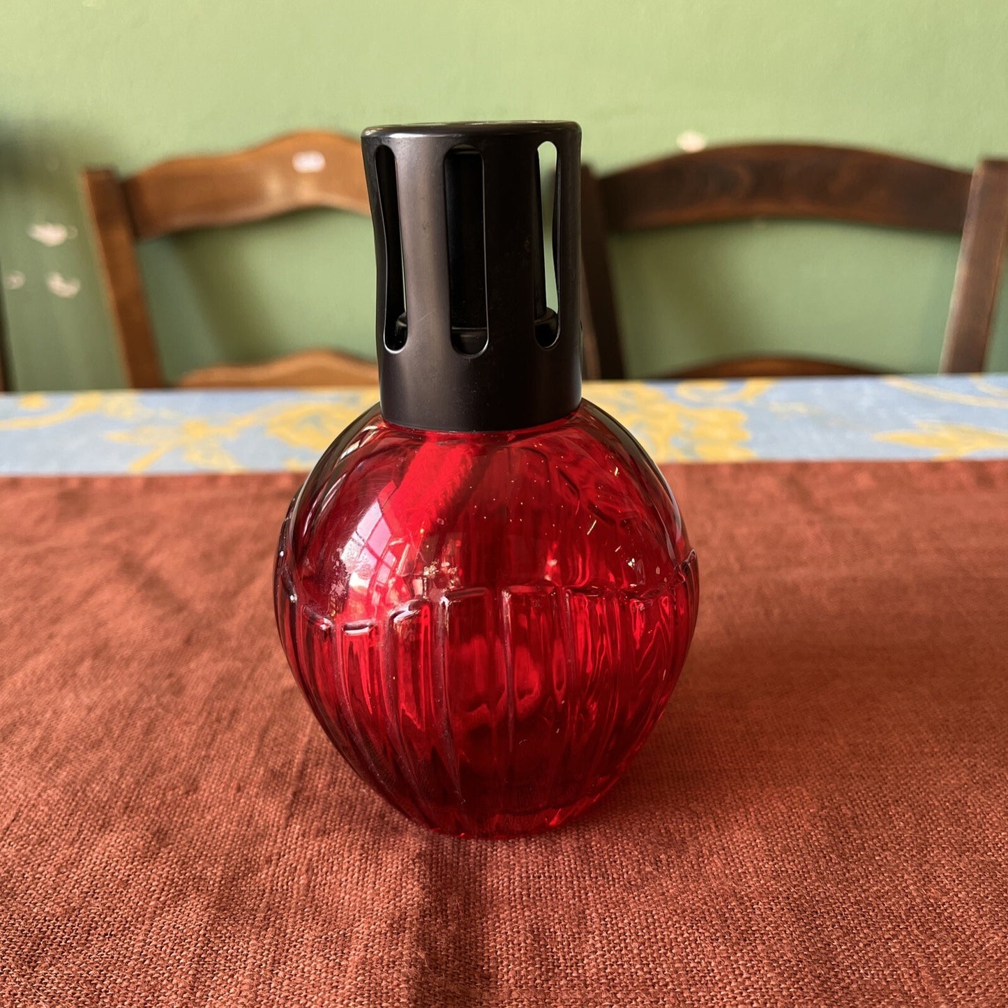 Lampe Berger France Rouge En Verre