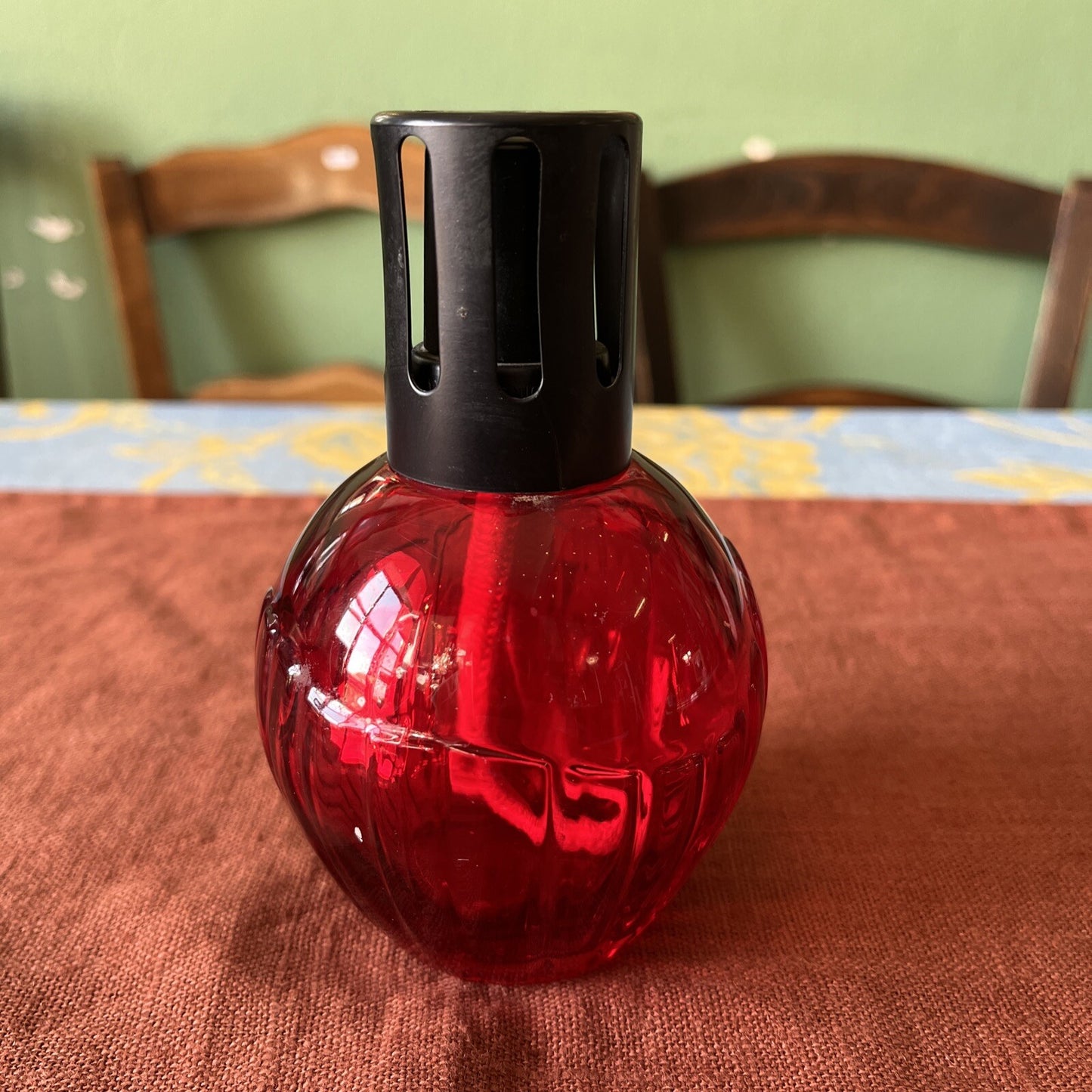Lampe Berger France Rouge En Verre