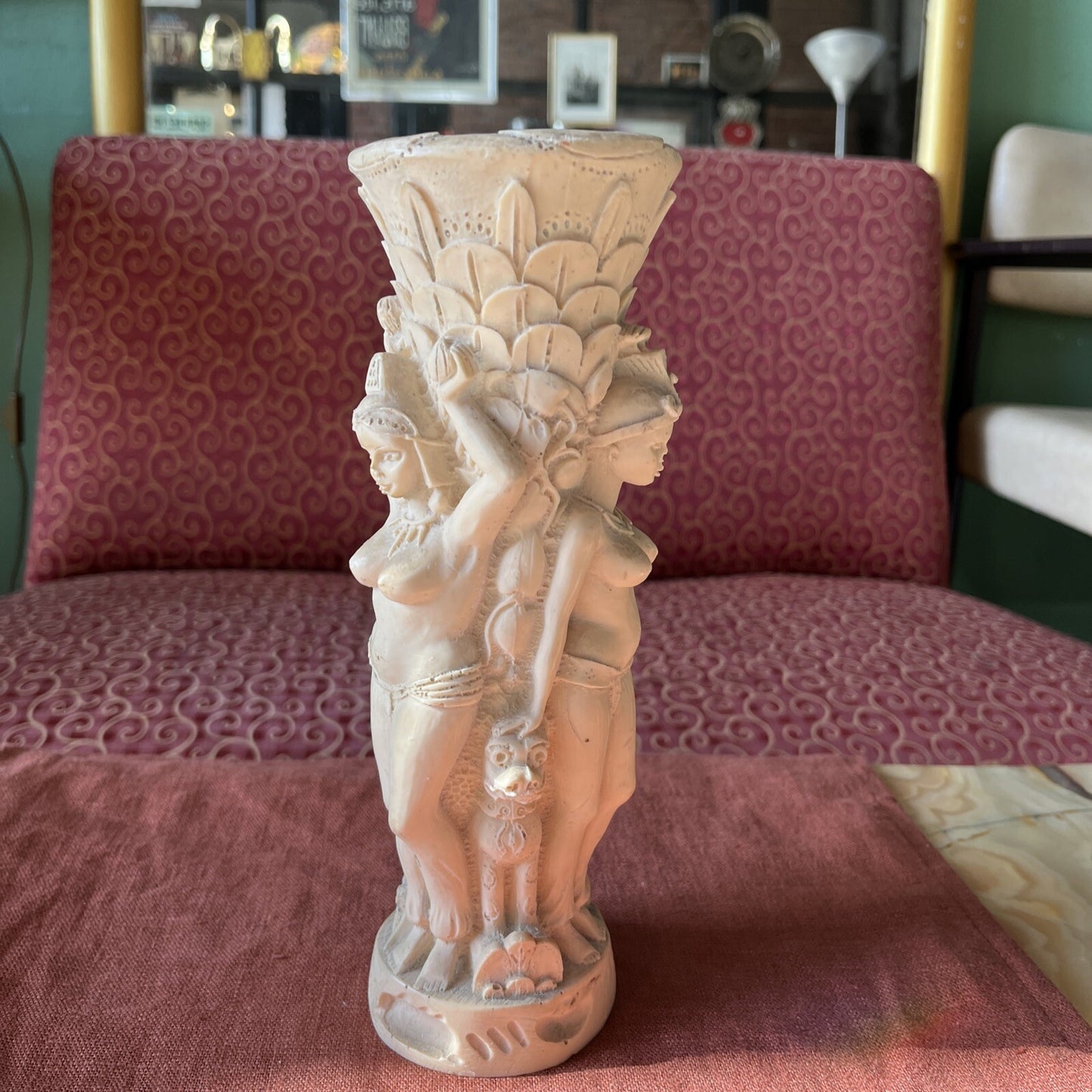 Vase Indien En Résine