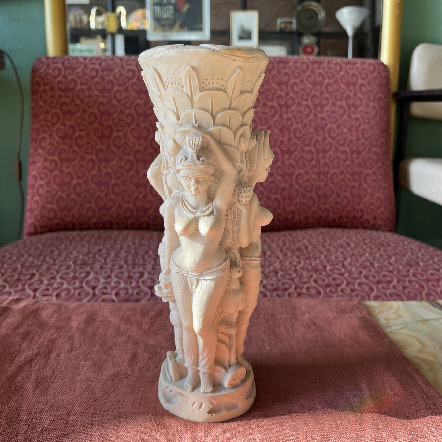 Vase Indien En Résine