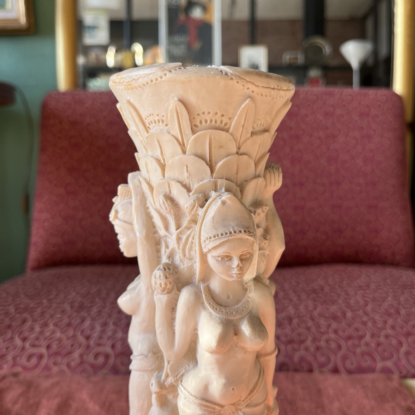 Vase Indien En Résine