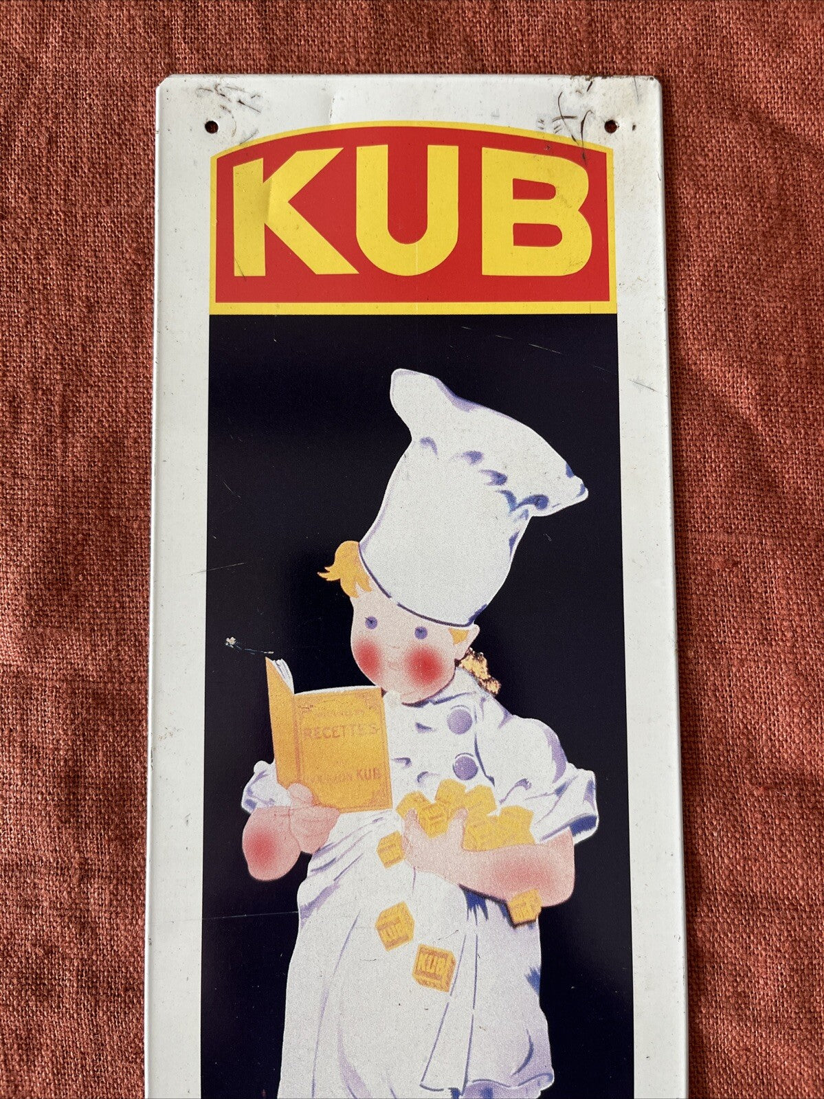 Enseigne Panneau Vintage Publicité Bouillon Kub Plaque