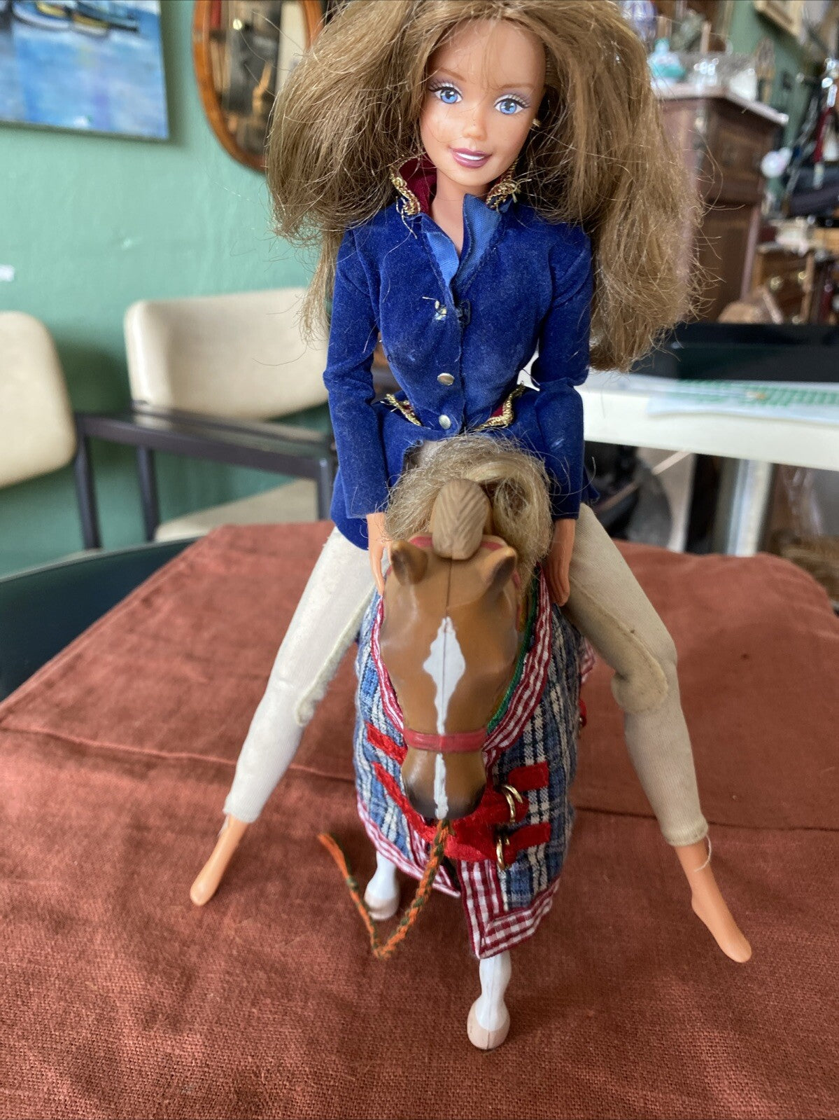 Barbie Cavalière Et Son Cheval Année 90