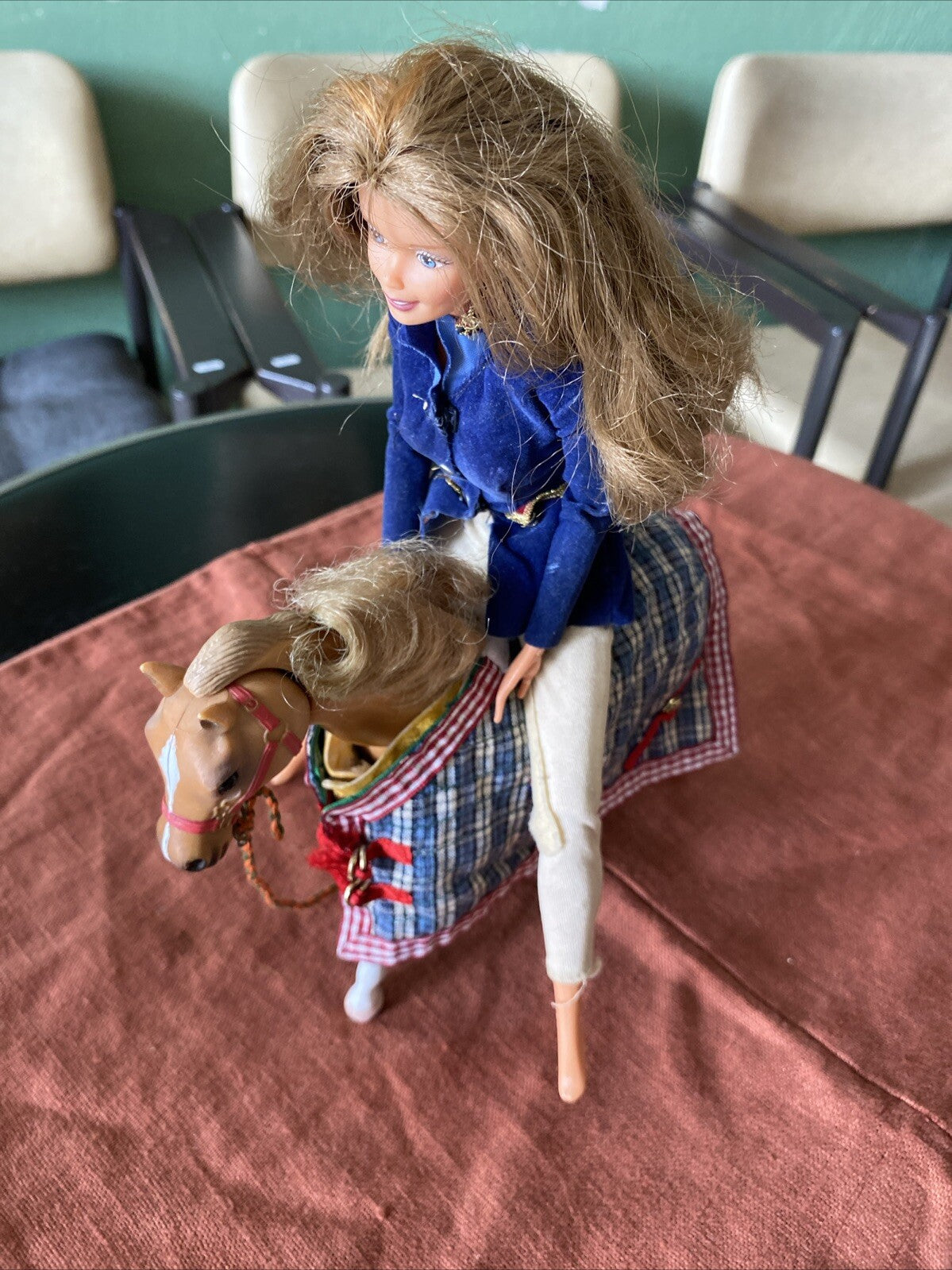 Barbie Cavalière Et Son Cheval Année 90
