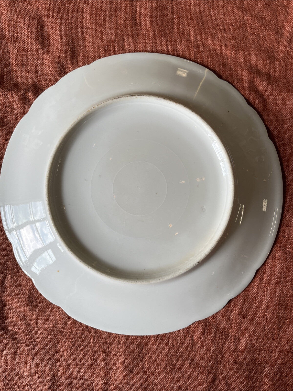 Assiette Décorative En Porcelaine Thème Village