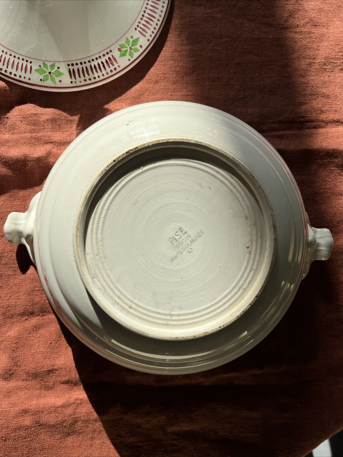 Petite Soupière Sarreguemines Pisé Digoin