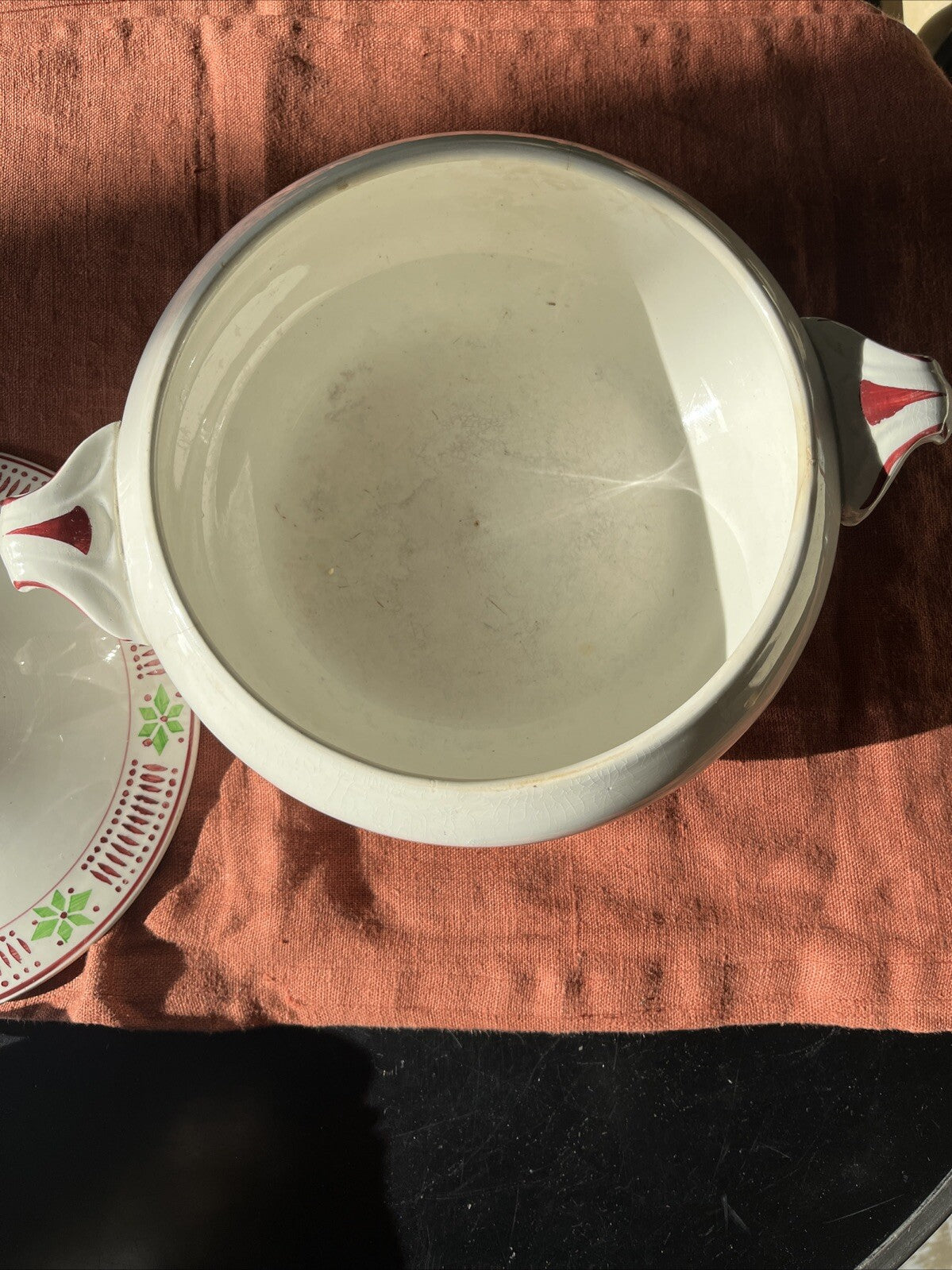 Petite Soupière Sarreguemines Pisé Digoin