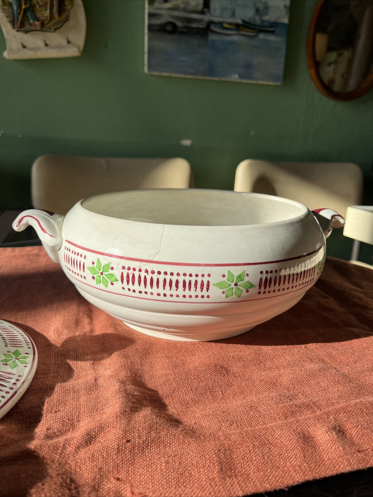Petite Soupière Sarreguemines Pisé Digoin