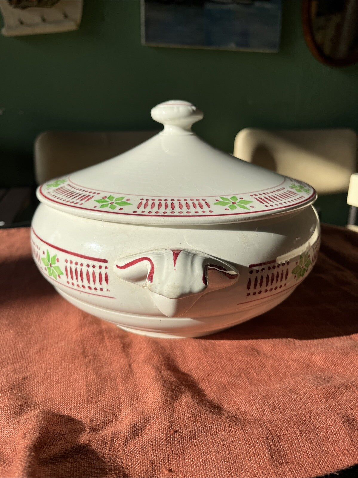 Petite Soupière Sarreguemines Pisé Digoin