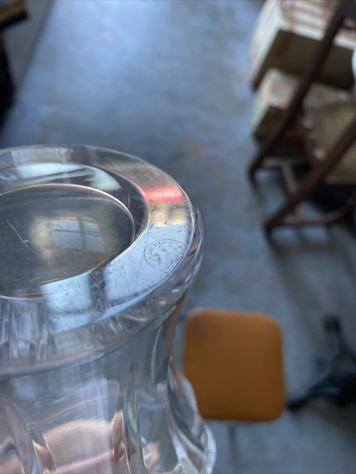 vase en cristal baccarat