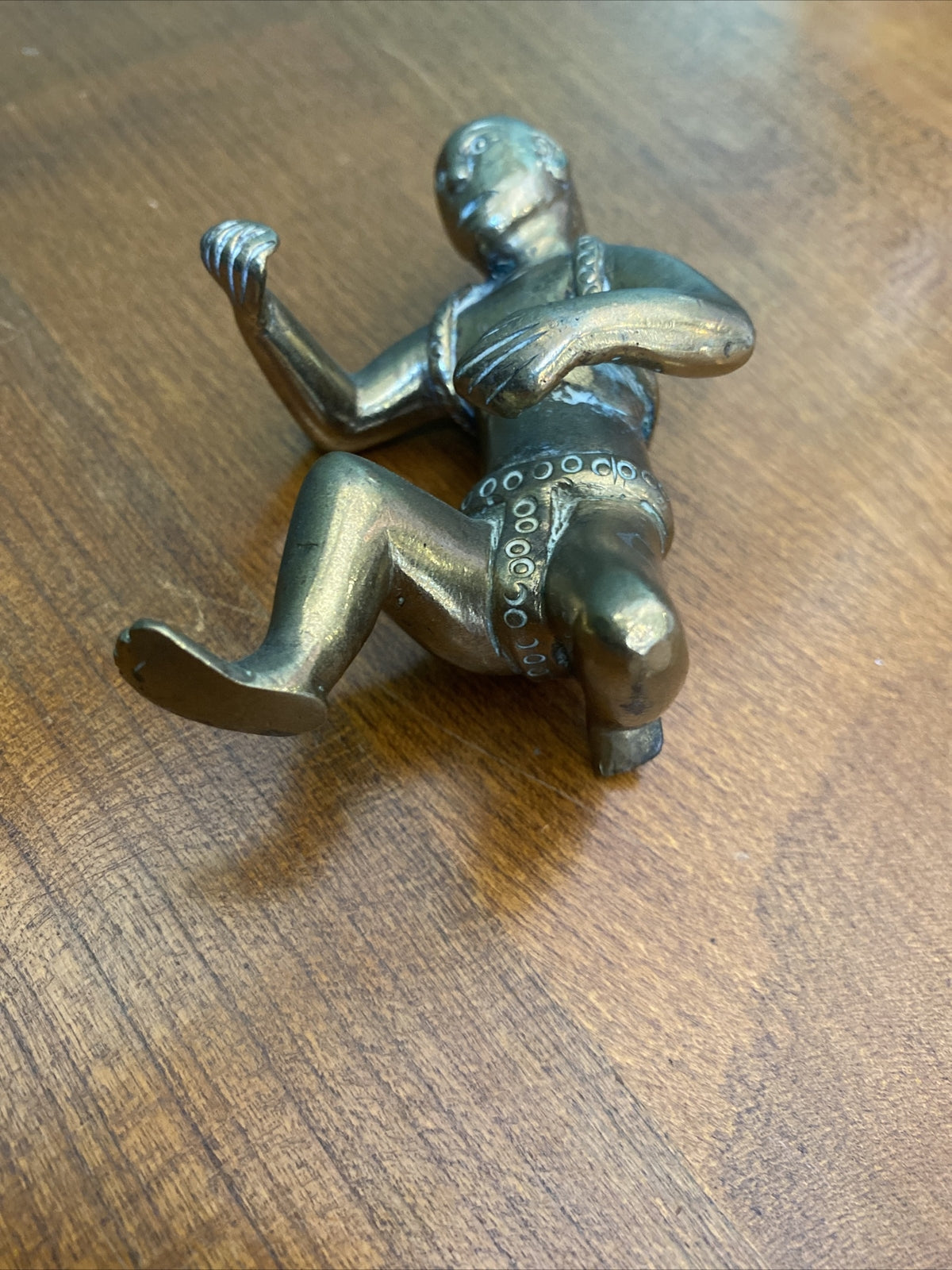 Petit Bronze Homme Asiatique XXÈME Siècle