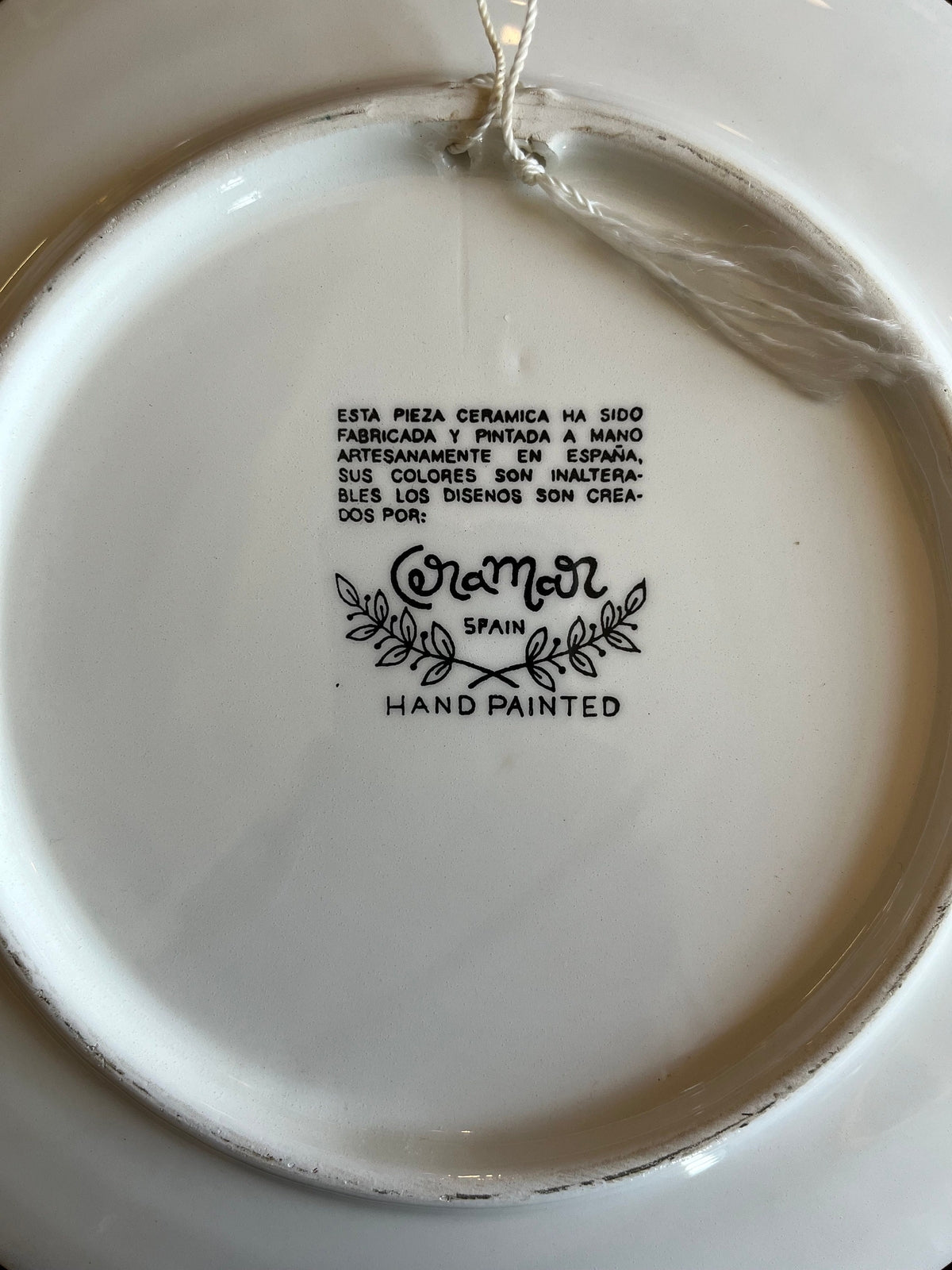 MG Ceramicas Espagne Assiette murale décorative