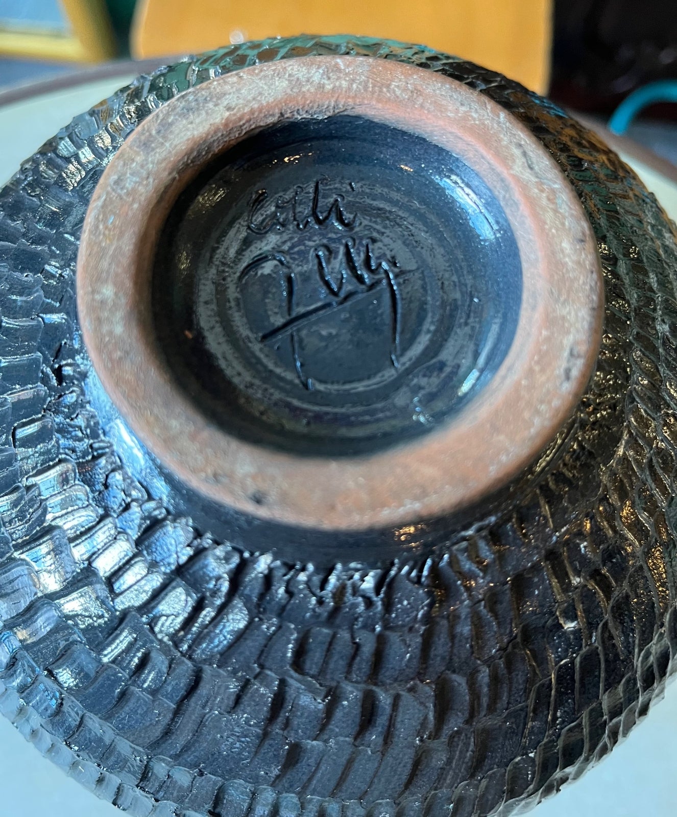 Vase en poterie M. Leonelli Corti