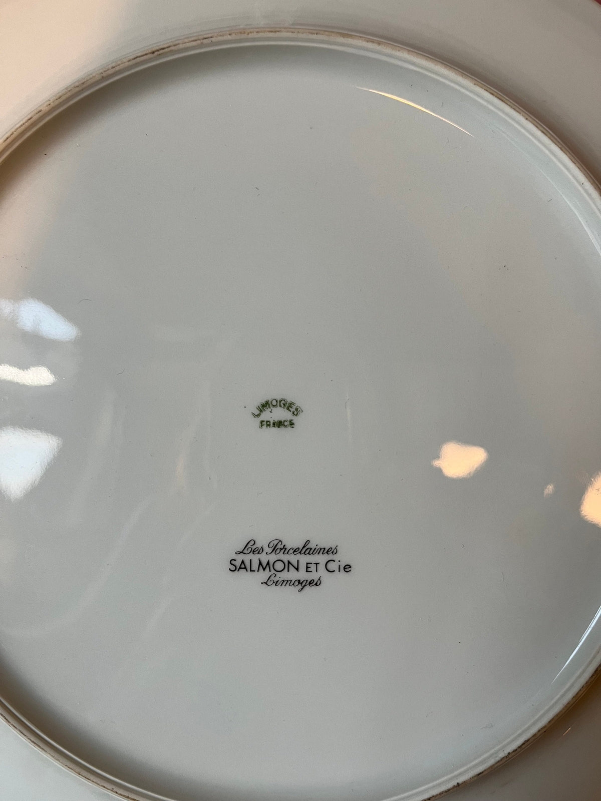 Lot de 4 assiettes décoratives Limoges