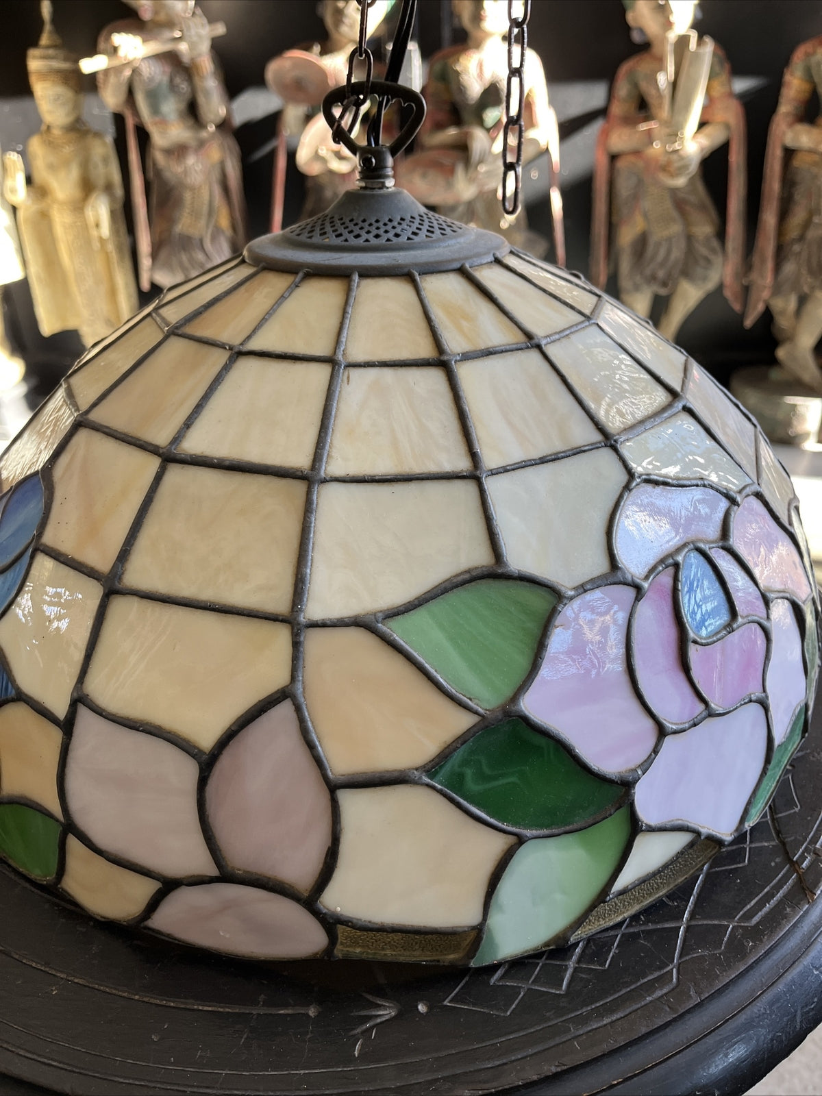 LUSTRE STYLE TIFFANY ART DECO ECLAIRAGE VINTAGE EPOQUE 1970