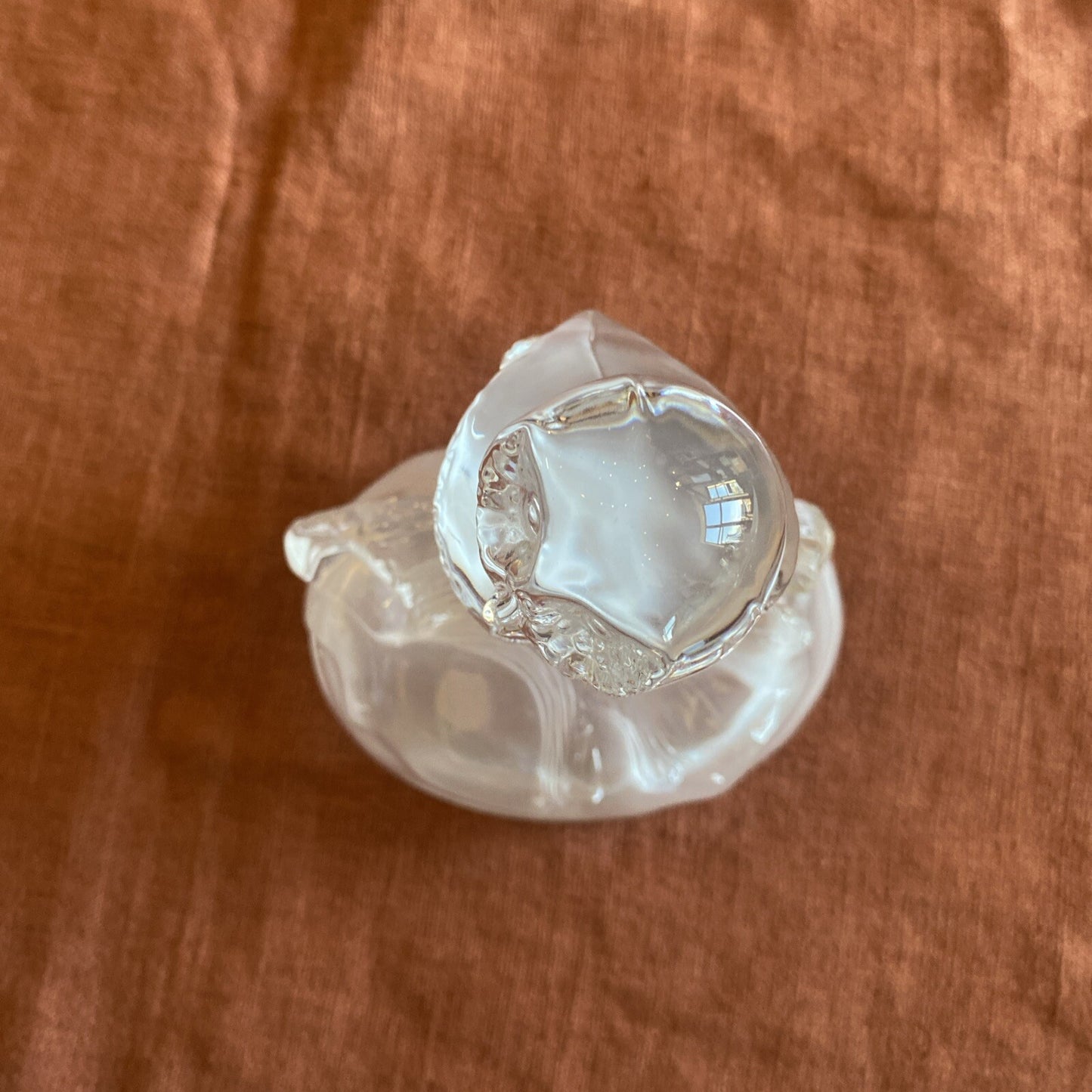 Presse Papier En Cristal Chouette