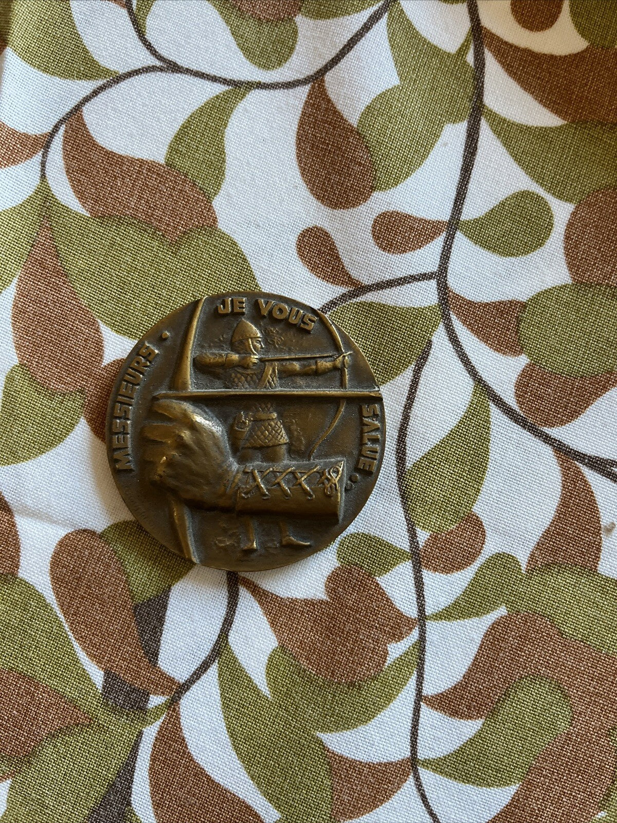 Médaille Bronze « Messieurs Je Vous Salue » 12.03.78