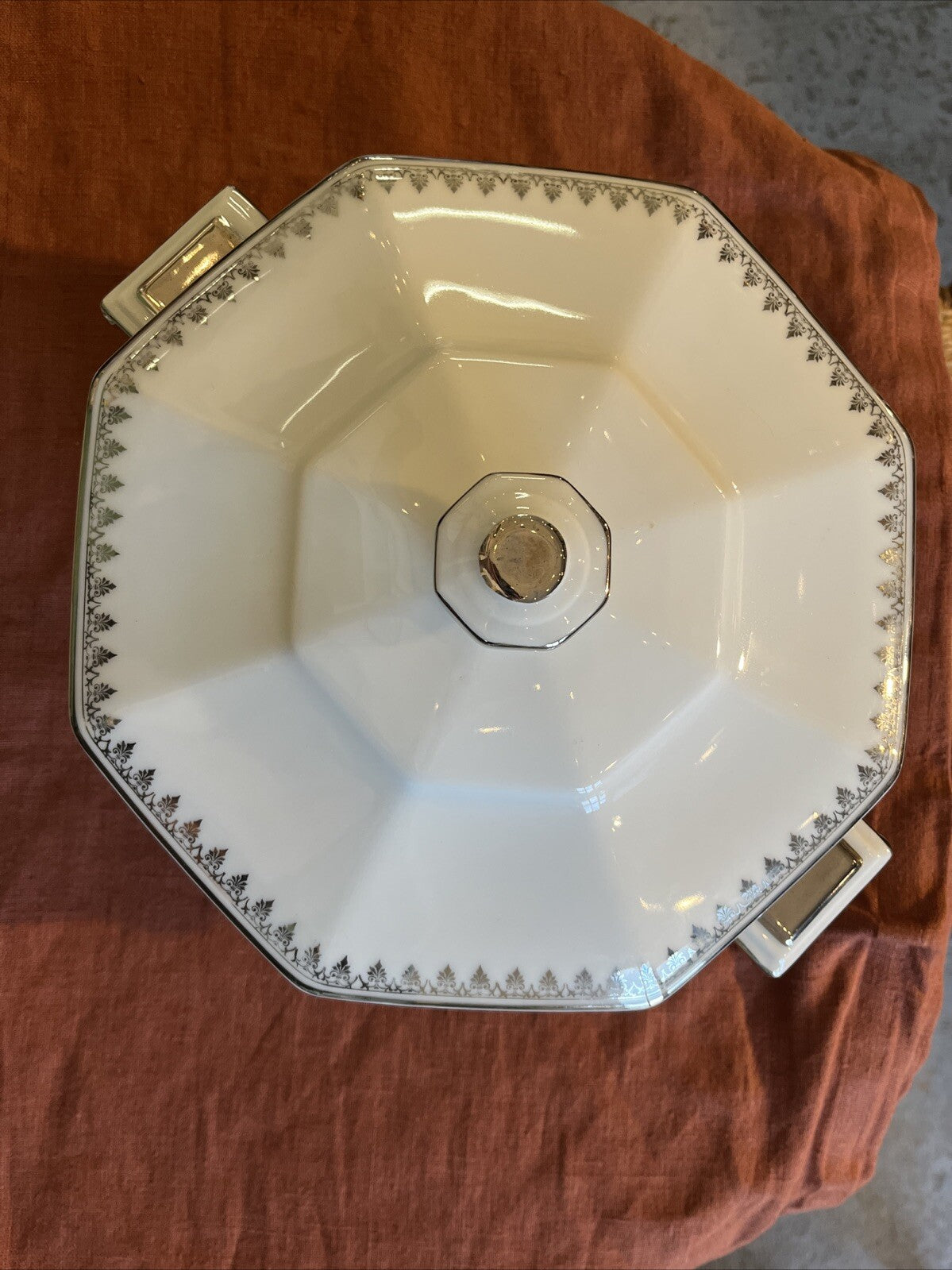 Soupière Porcelaine De Limoges Art Deco