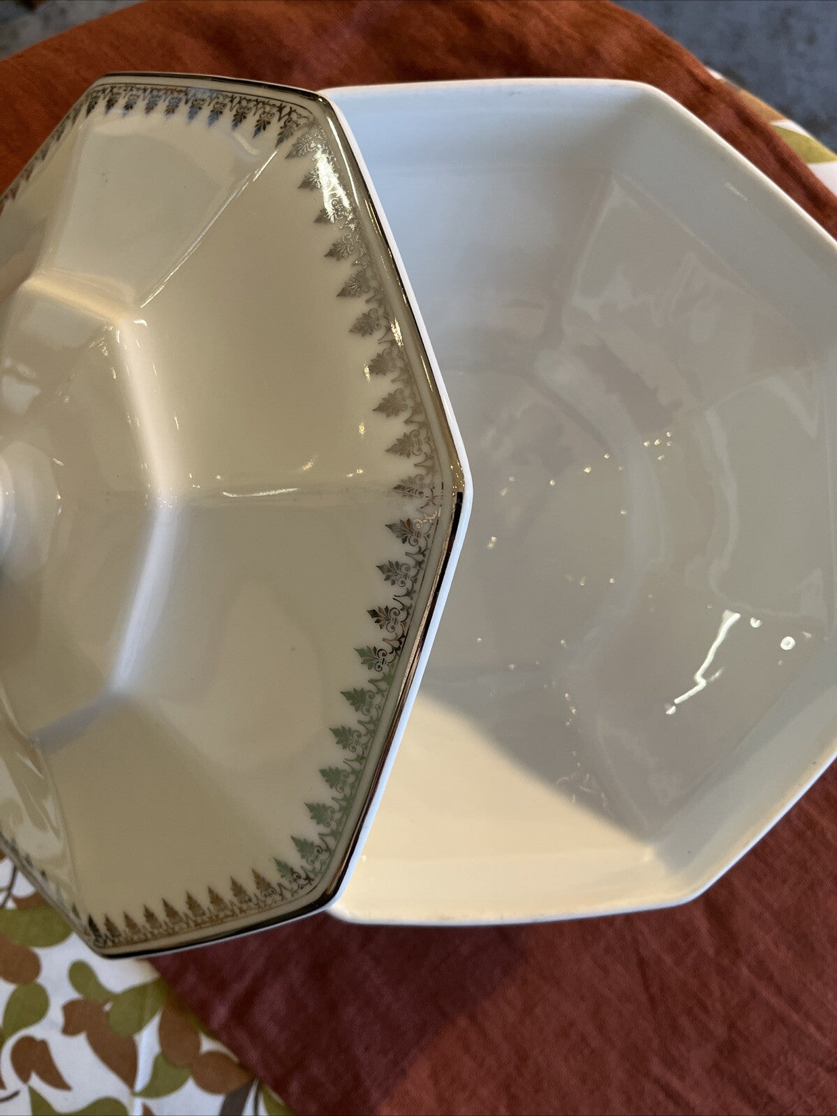 Soupière Porcelaine De Limoges Art Deco