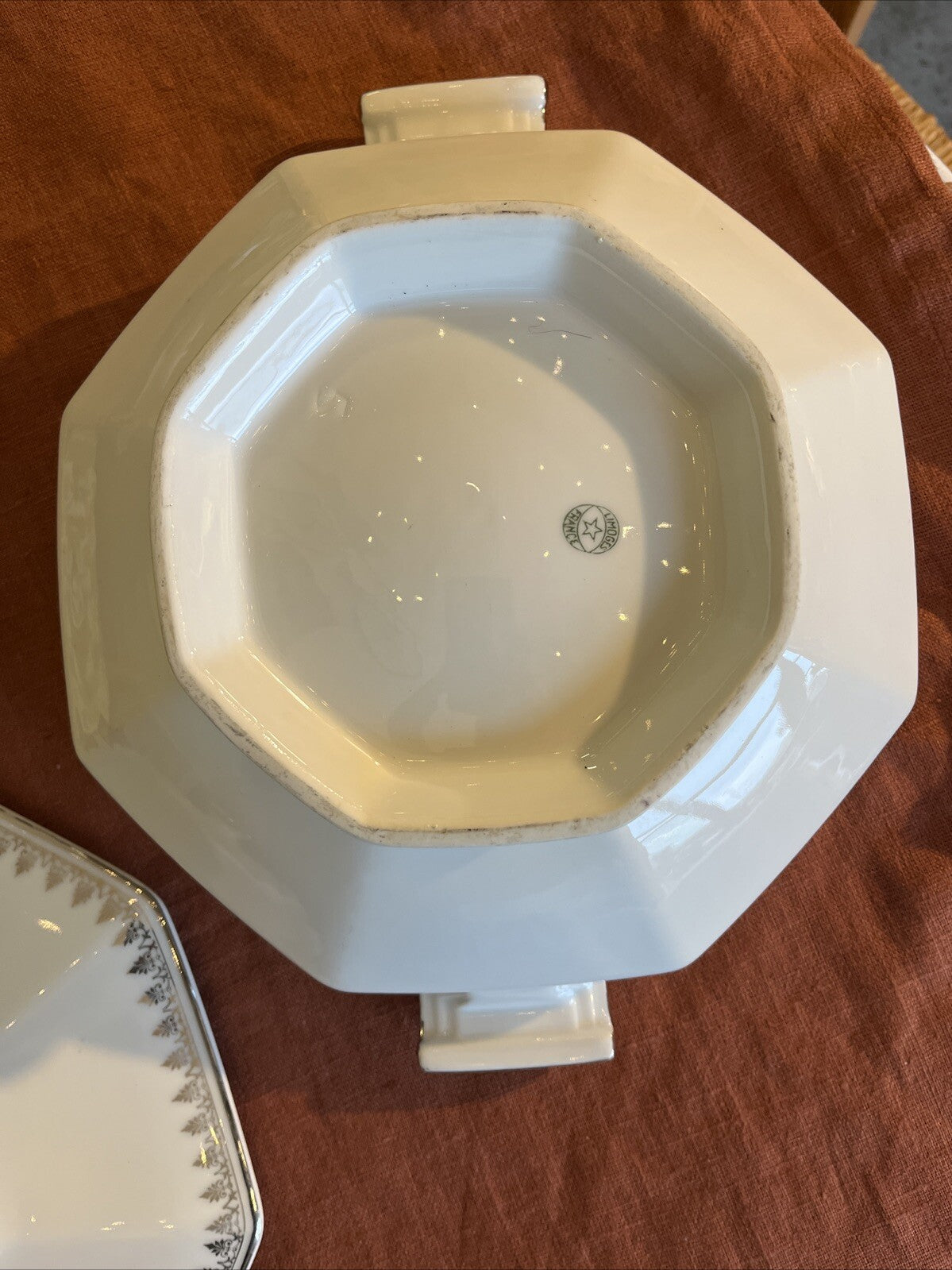 Soupière Porcelaine De Limoges Art Deco