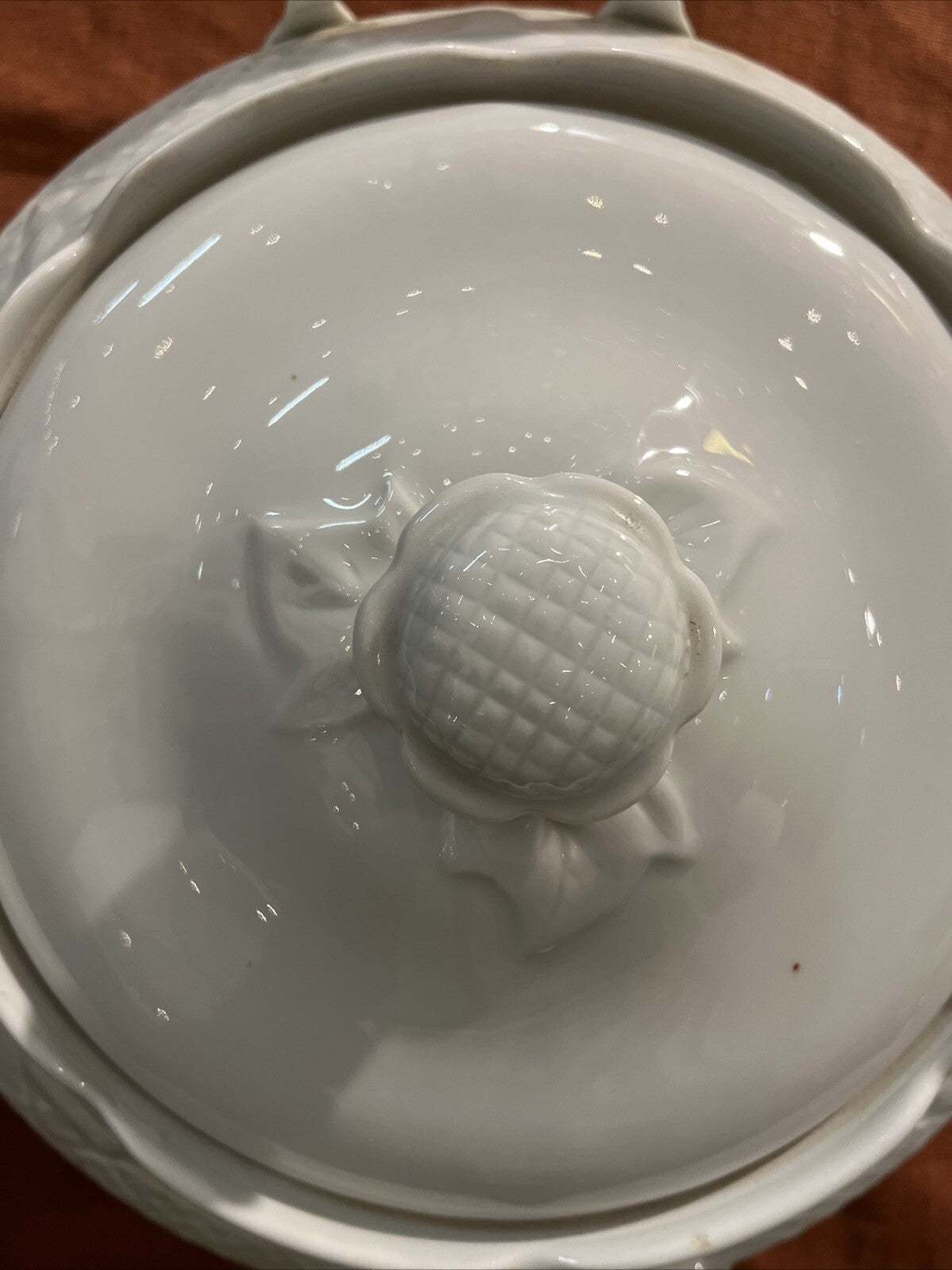 Soupière En Porcelaine Blanche