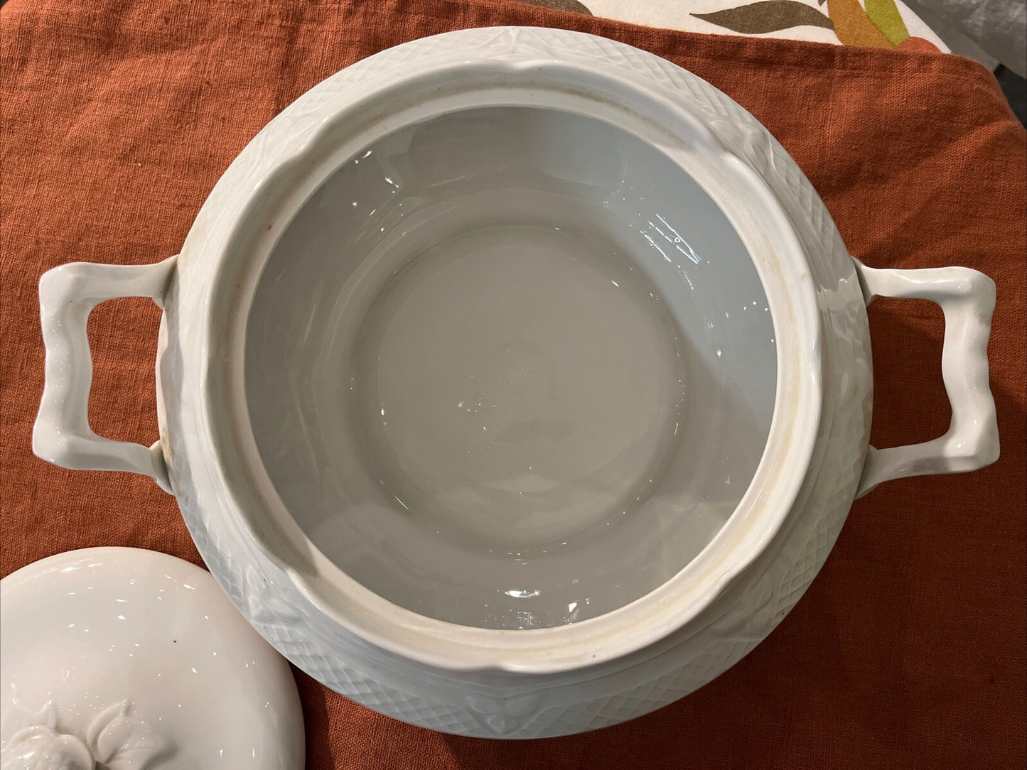 Soupière En Porcelaine Blanche