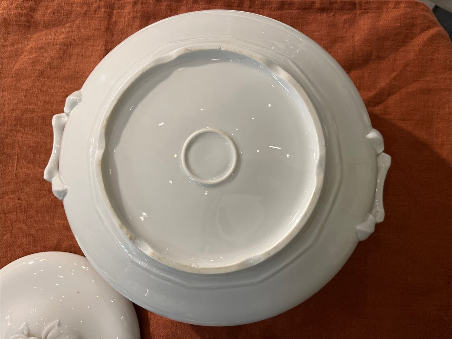 Soupière En Porcelaine Blanche