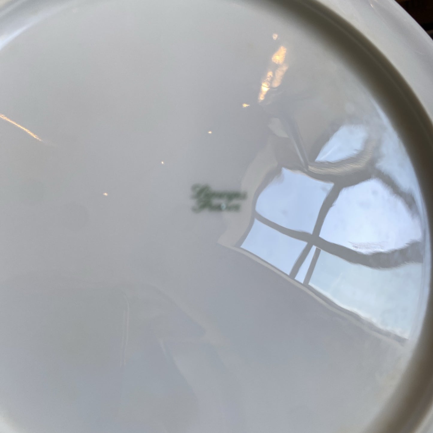 8 Assiettes Et 1 Plat Oval Porcelaine De Limoges Décor Floral