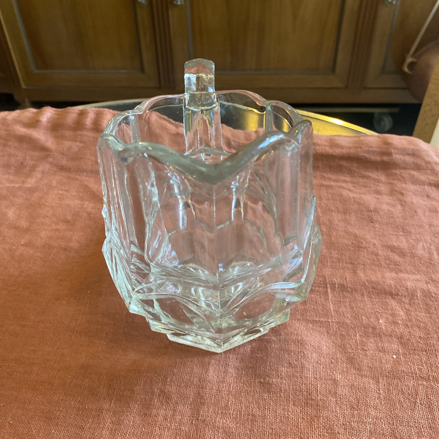 Pichet En Verre Taillé Ancien