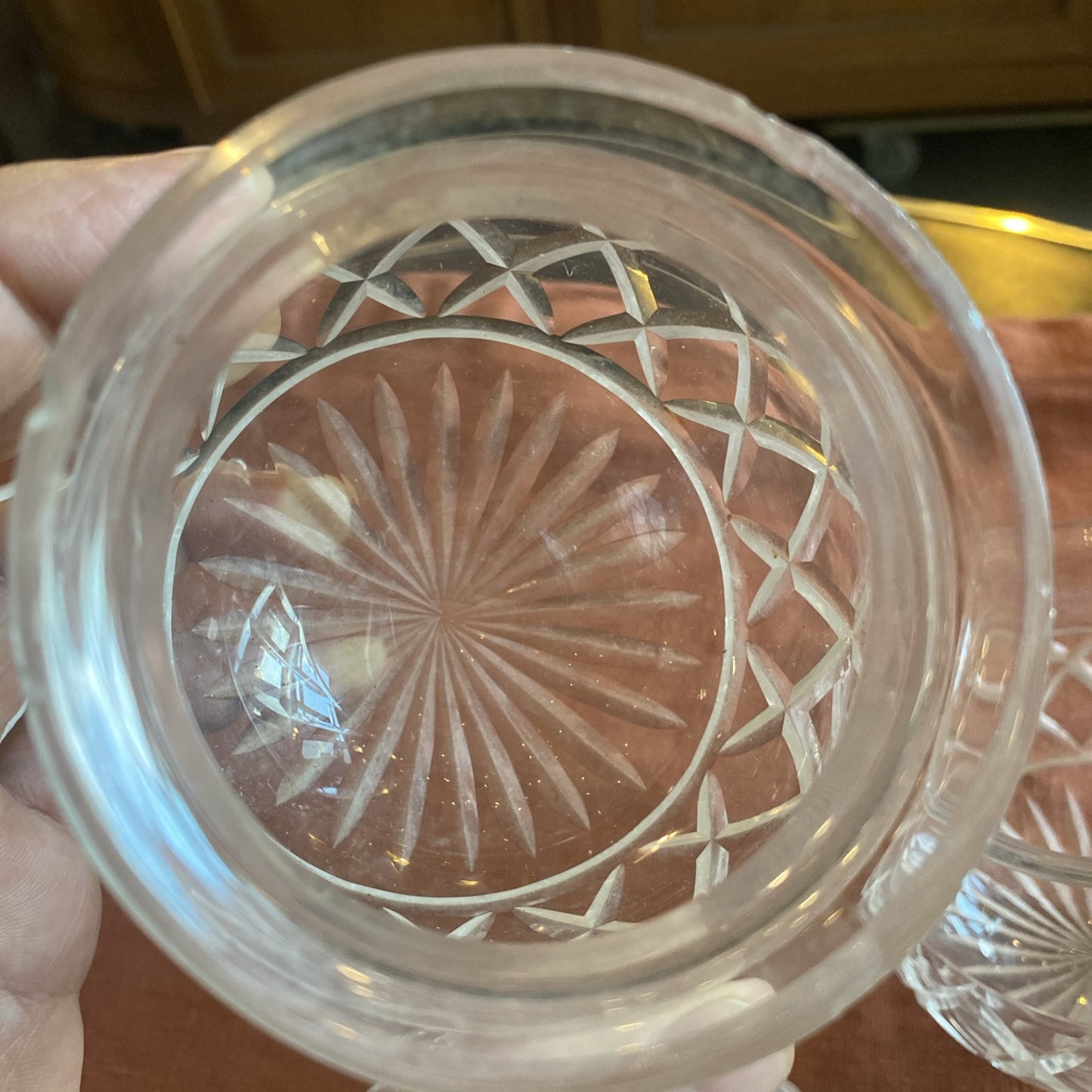 Lot De 3 Boule En Verre Taille Pour Applique