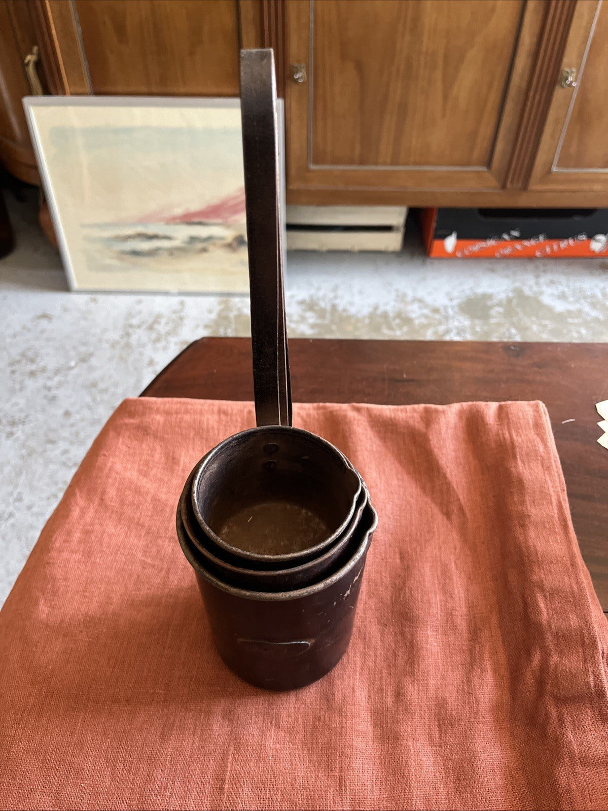 3 Anciens Pot A Mesure Vintages