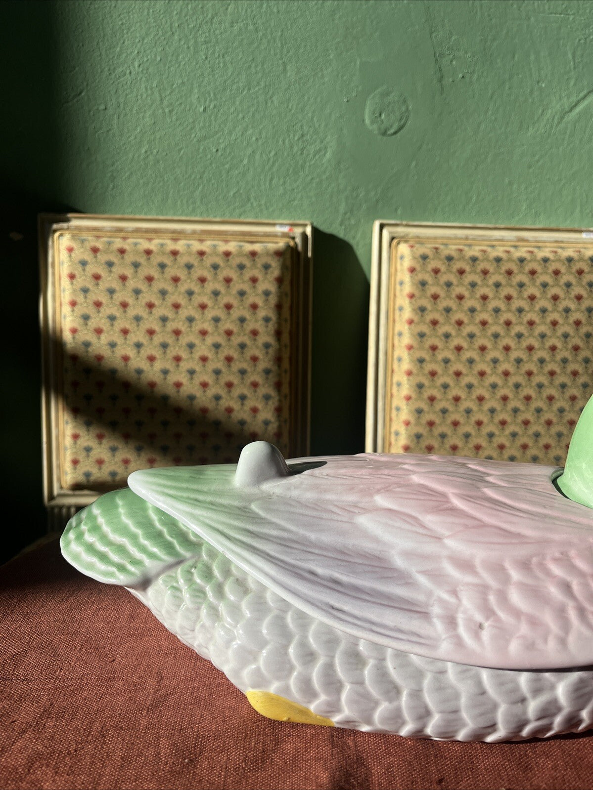 Grande Boîte En Céramique Canard