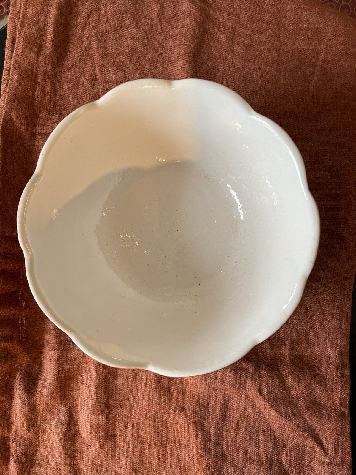 Saladier Vintage Céramique Fleur