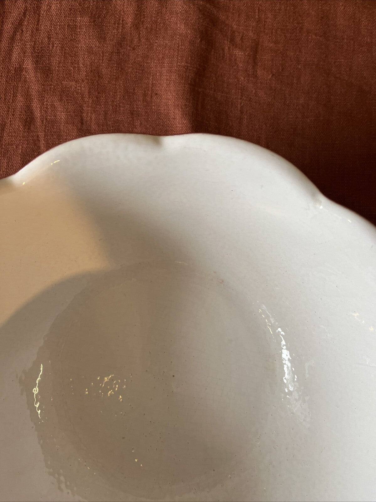 Saladier Vintage Céramique Fleur