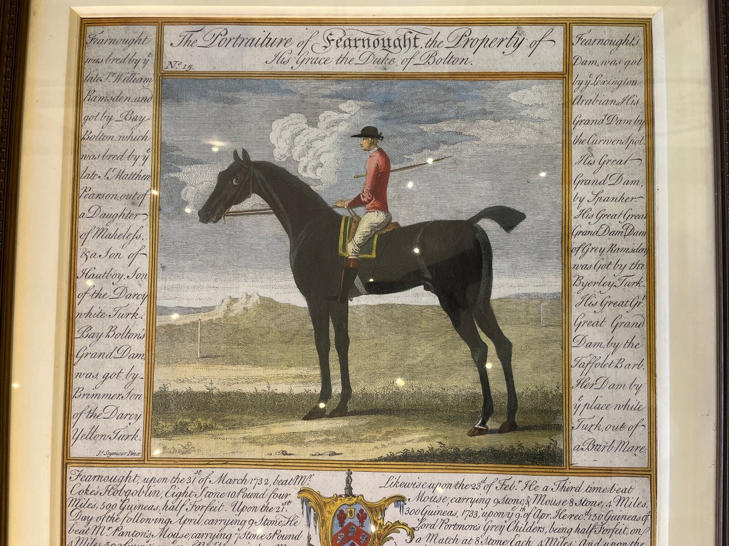 Grand Portrait De « Fearnought, The Property Of His Grace The Duke Of Bolton »