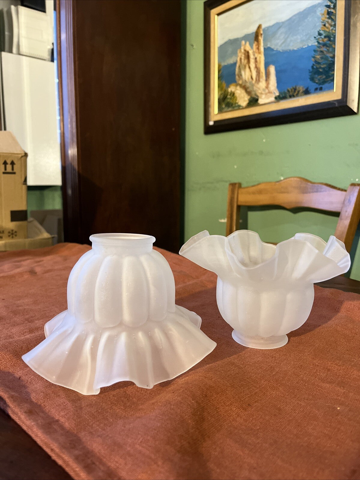 Lot De 2 Tulipes En Verre